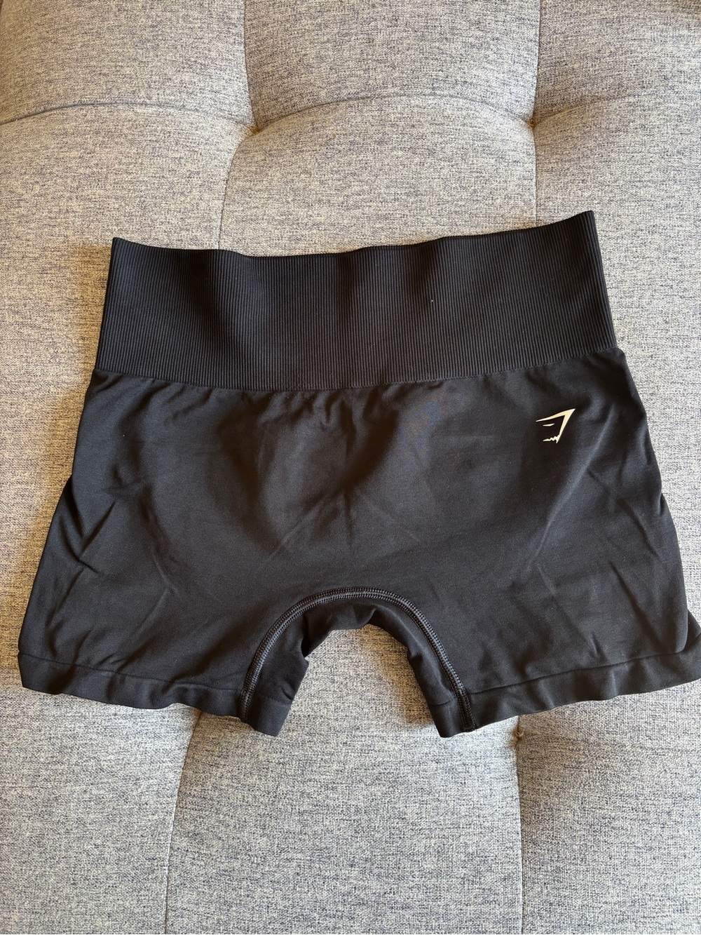 Gymshark Black High-Waist Seamless Bike Shorts